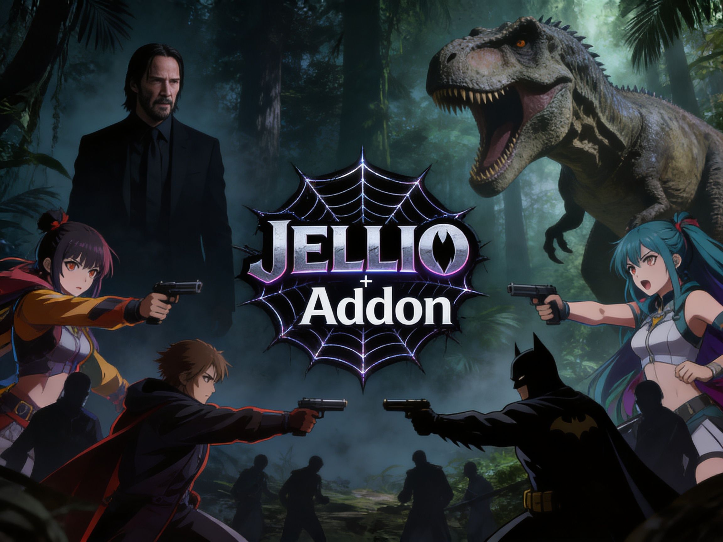 Jellio + Addon Stremio X